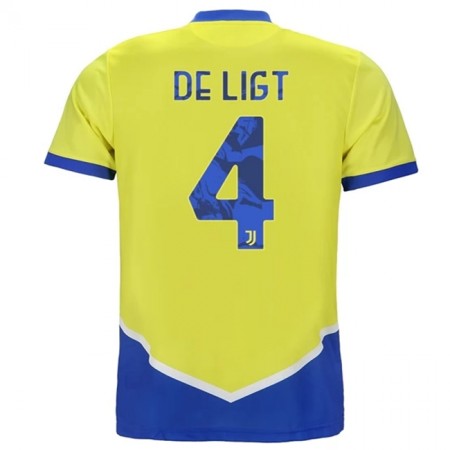 Juventus Matthijs de Ligt 4 3. trøje 2021-22 S/S